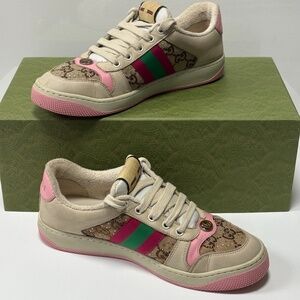 GUCCI Women's Screener Sneakers W Crystals